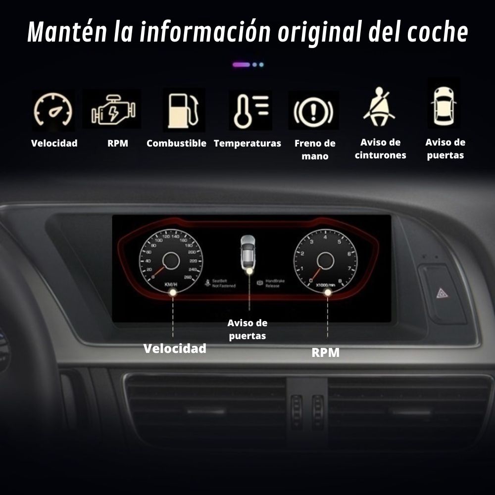 Android Autoradio Carplay Audi A5 B8 2008-2016