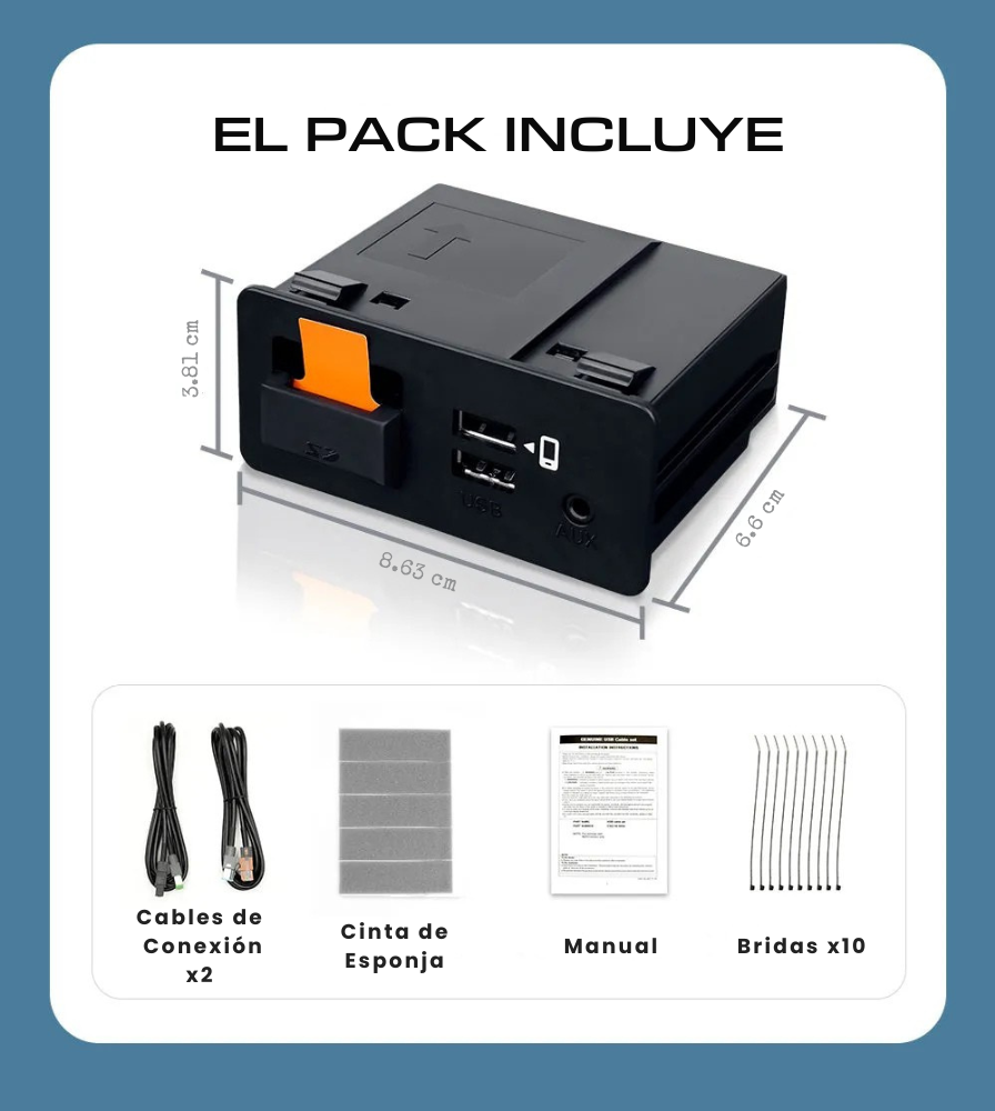 Apple CarPlay and Android Auto Wireless Adapter for Mazda USB Module