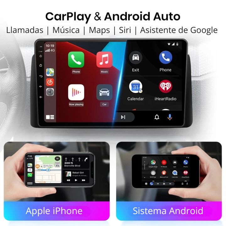 Android Autoradio Carplay Fiat Doblo 2015-2019