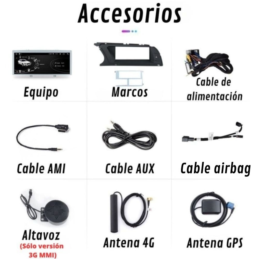 Android Autoradio Carplay Audi A5 B8 2008-2016