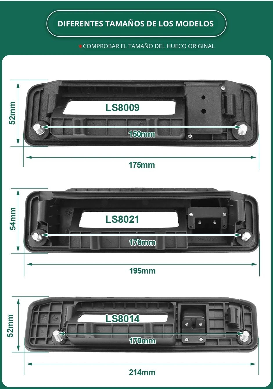 Rear view camera for Mercedes A-Class W176, M-Class ML GLE W166, GLK X204, GLA X156, GLC