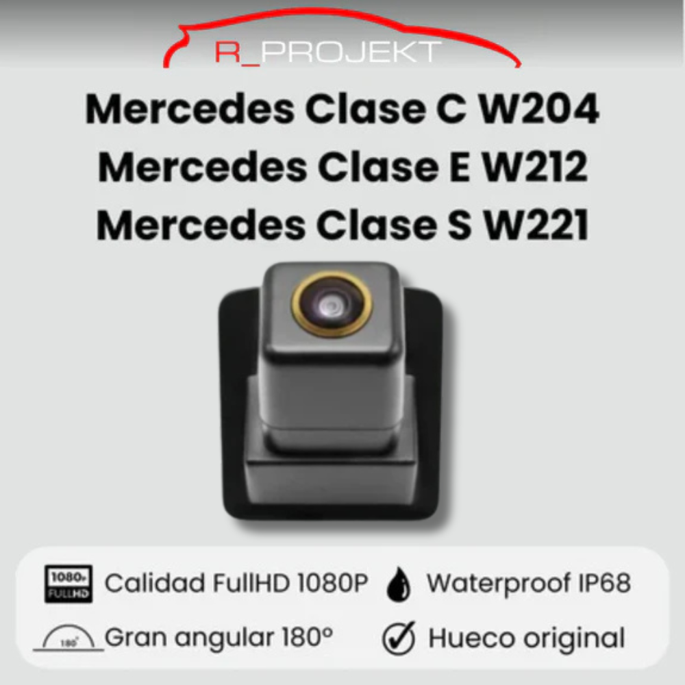 Caméra De Recul Couleur Vision Nocturne Pour Mercedes Benz C Class E Class W204 W212