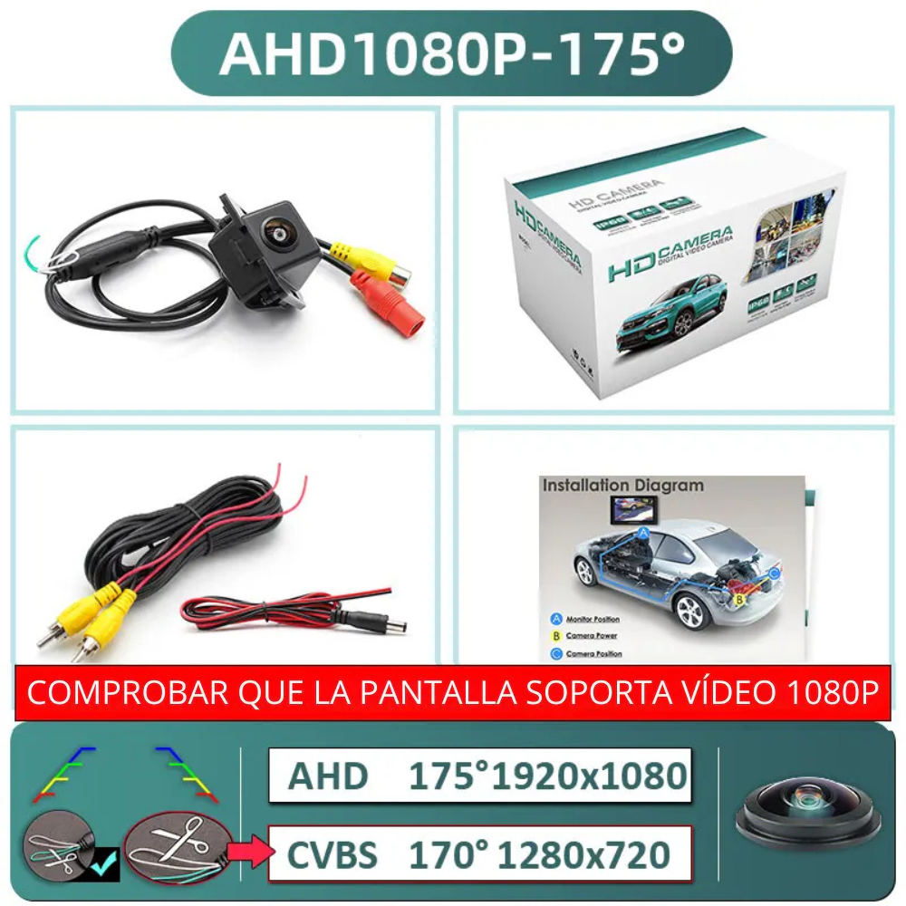 Rear view camera for Mitsubishi Outlander | Citroen C-Crosser | Peugeot 4007