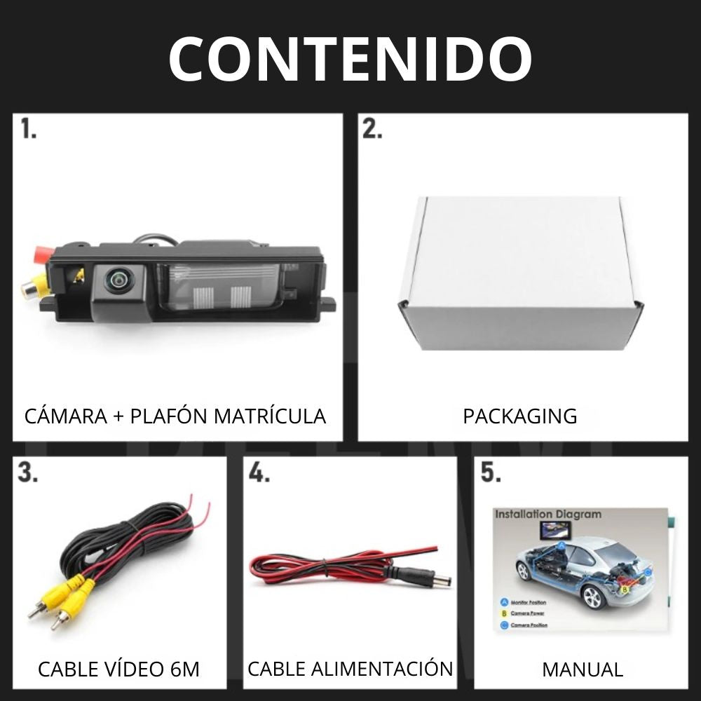 Cámara de visión trasera para Toyota RAV4 RAV-4 2007-2011 RProjekt