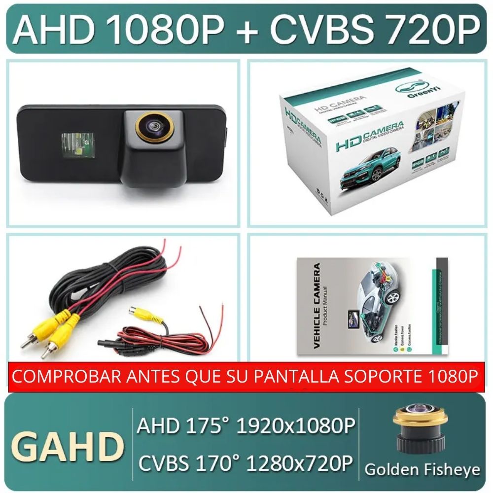 Cámara de visión trasera para Volkswagen Golf Passat CC Polo Scirocco Eos Lupo Phaeton Beetle Seat Leon Altea Toledo Ibiza