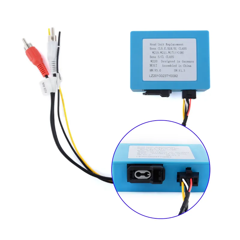Decodificador Fibra óptica Harman Kardon / Extensor fibra óptica Mercedes RProjekt