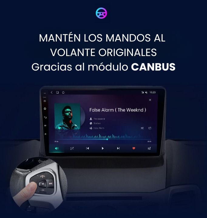 Pantalla Android Auto Carplay Ford Fiesta 2009-2017