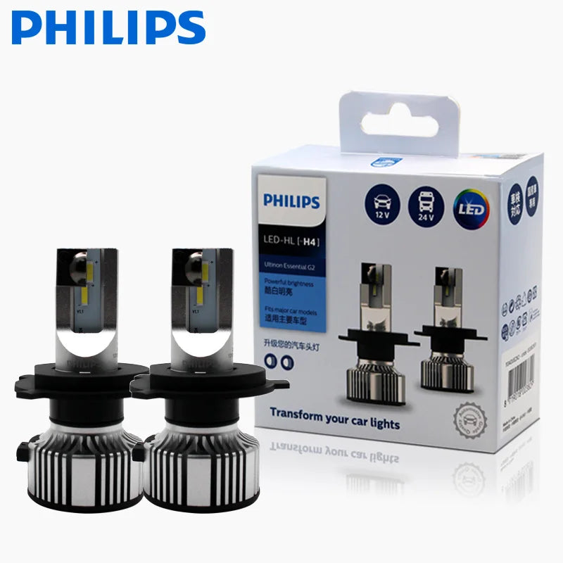 Bombillas LED faro delantero Philips Ultinon Essential G2 H1 H4 H7 H8 H11 H16 HB3 HB4 H1R2 6500K RProjekt