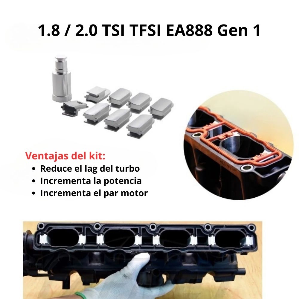 Klappenlöschsatz Ansaugkrümmer VAG Gruppe 1.8 2.0 TSI TFSI EA888
