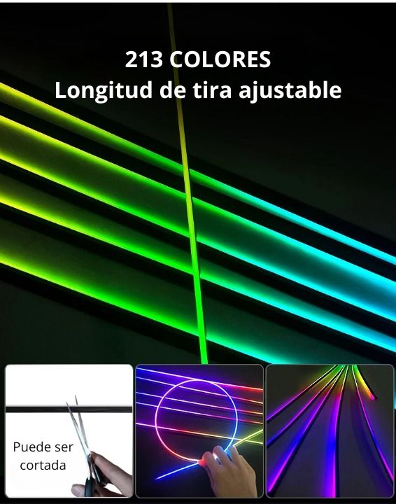 Luz LED Ambiental interior RGB RProjekt