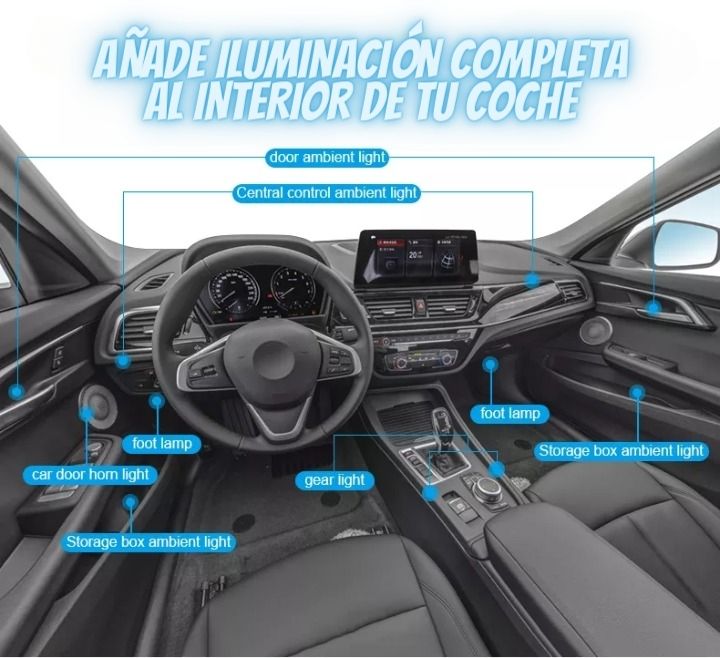 Luz LED Ambiental interior RGB RProjekt