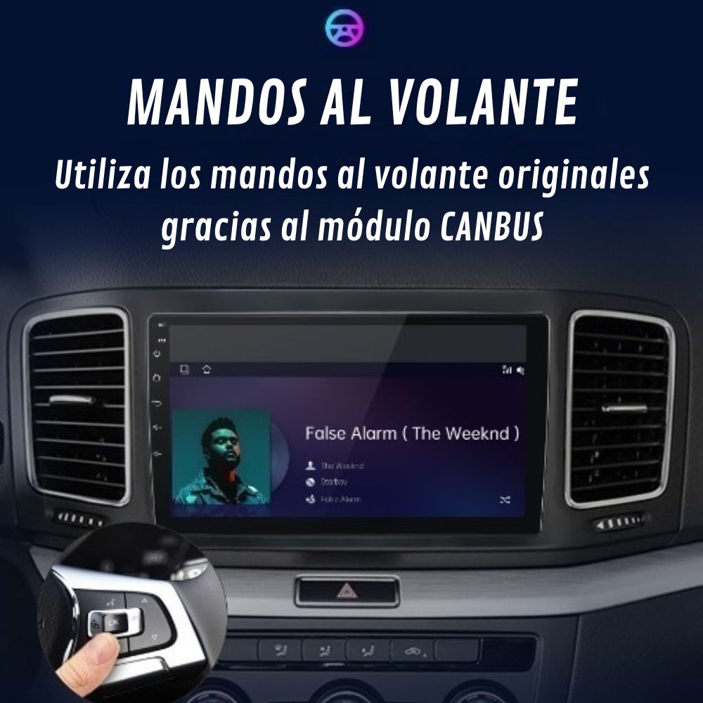 Android Auto Radio Carplay Volkswagen Sharan 2010-2022