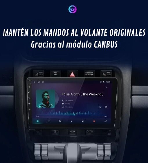 Android Auto Radio Carplay Porsche Cayenne 1 9PA 2002-2010