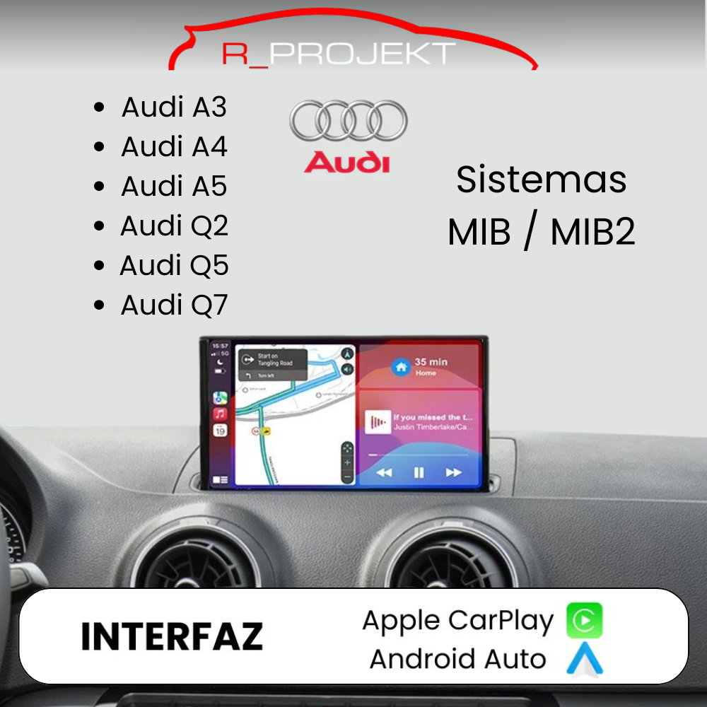 Apple CarPlay Android Auto Modul Audi A3 8V 2012-2018 MIB / MIB2