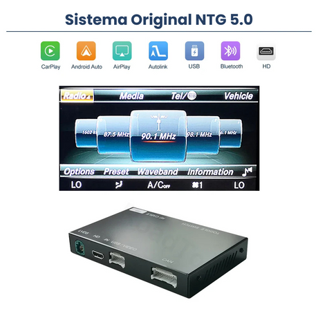Apple CarPlay Android Auto Mercedes NTG 4.5 Module | NTG 4.7 | NTG 5.0