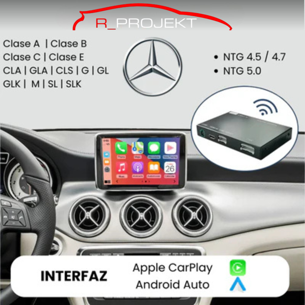 Apple CarPlay Android Auto Mercedes NTG 4.5 Module | NTG 4.7 | NTG 5.0