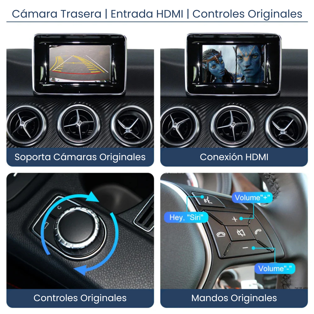 Apple CarPlay Android Auto Mercedes NTG 4.5 Module | NTG 4.7 | NTG 5.0