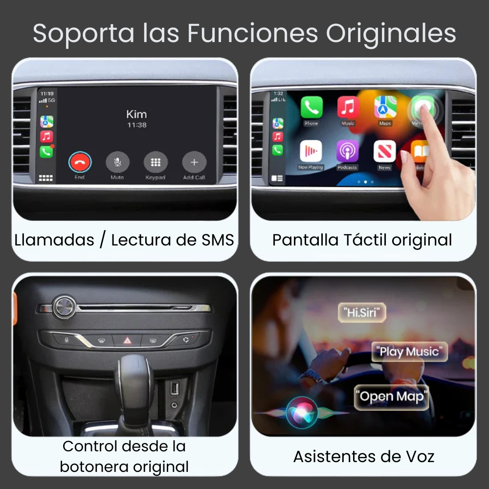 Apple CarPlay Android Auto Module Peugeot - Citroen - DS | MRN/SMEG systems