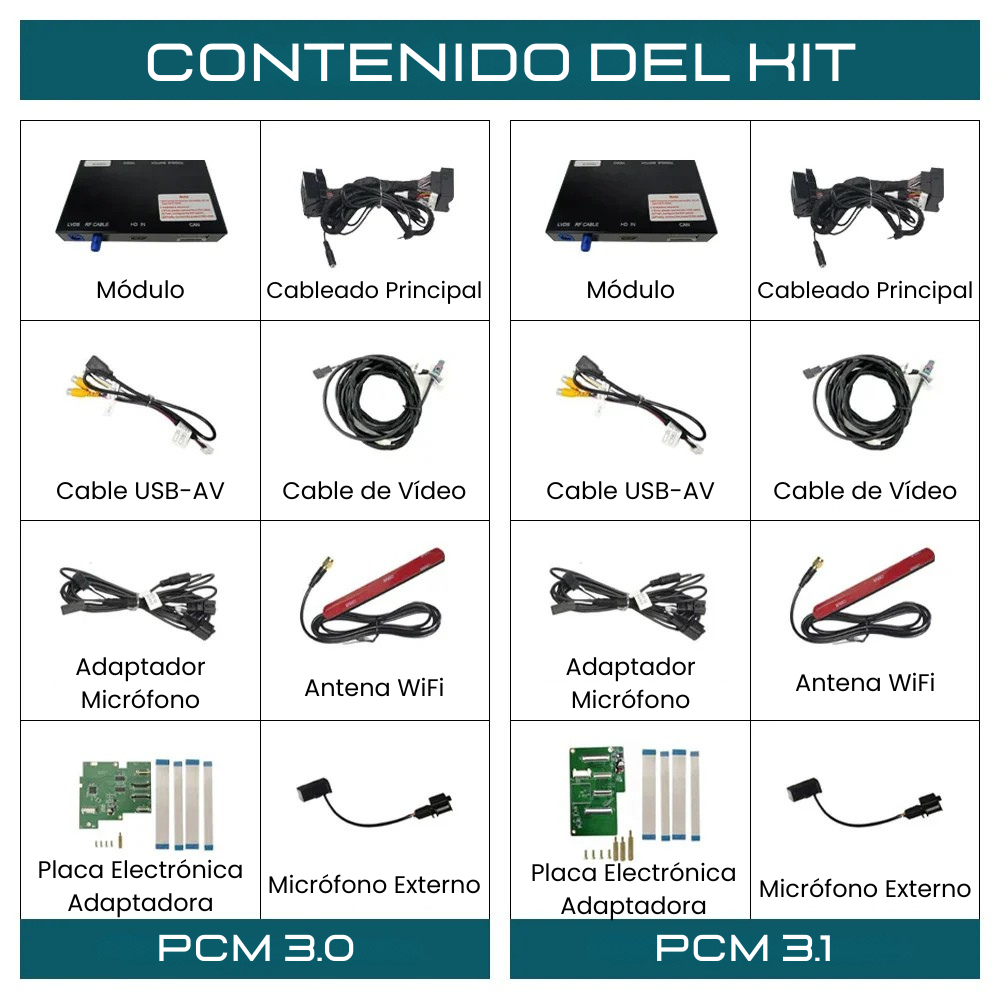 Apple CarPlay Android Auto Module Porsche PCM3.0 3.1 2007-2016
