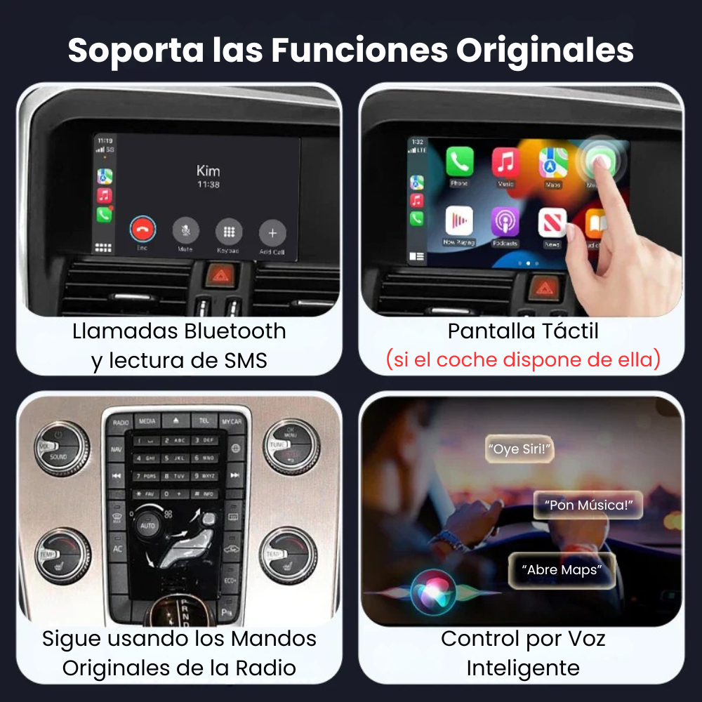 Apple CarPlay Android Auto-Modul Volvo 2015-2019