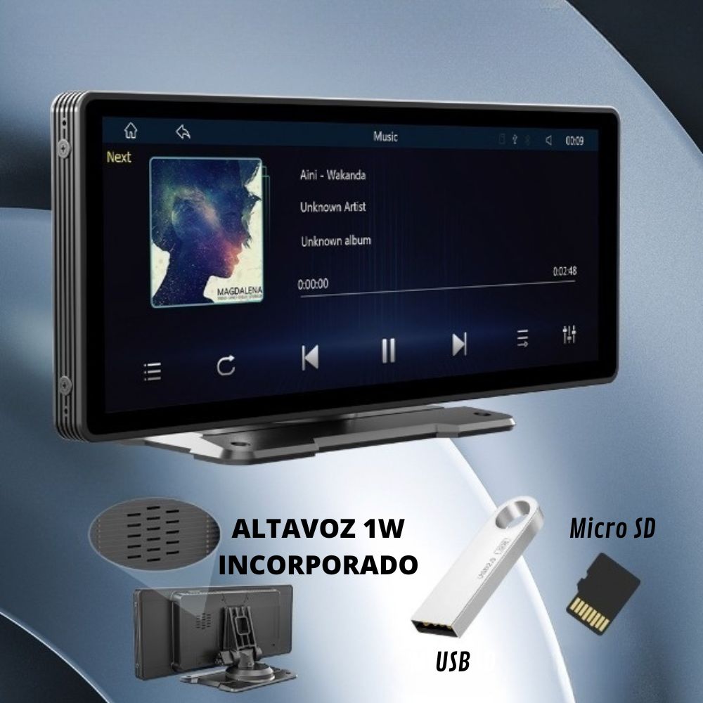 pantalla android auto carplay coche pantalla gps coche universal pantalla google maps coche spotify waze pantalla tactil universal