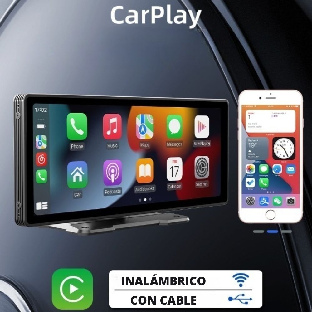 pantalla android auto carplay coche pantalla gps coche universal pantalla google maps coche spotify waze pantalla tactil universal