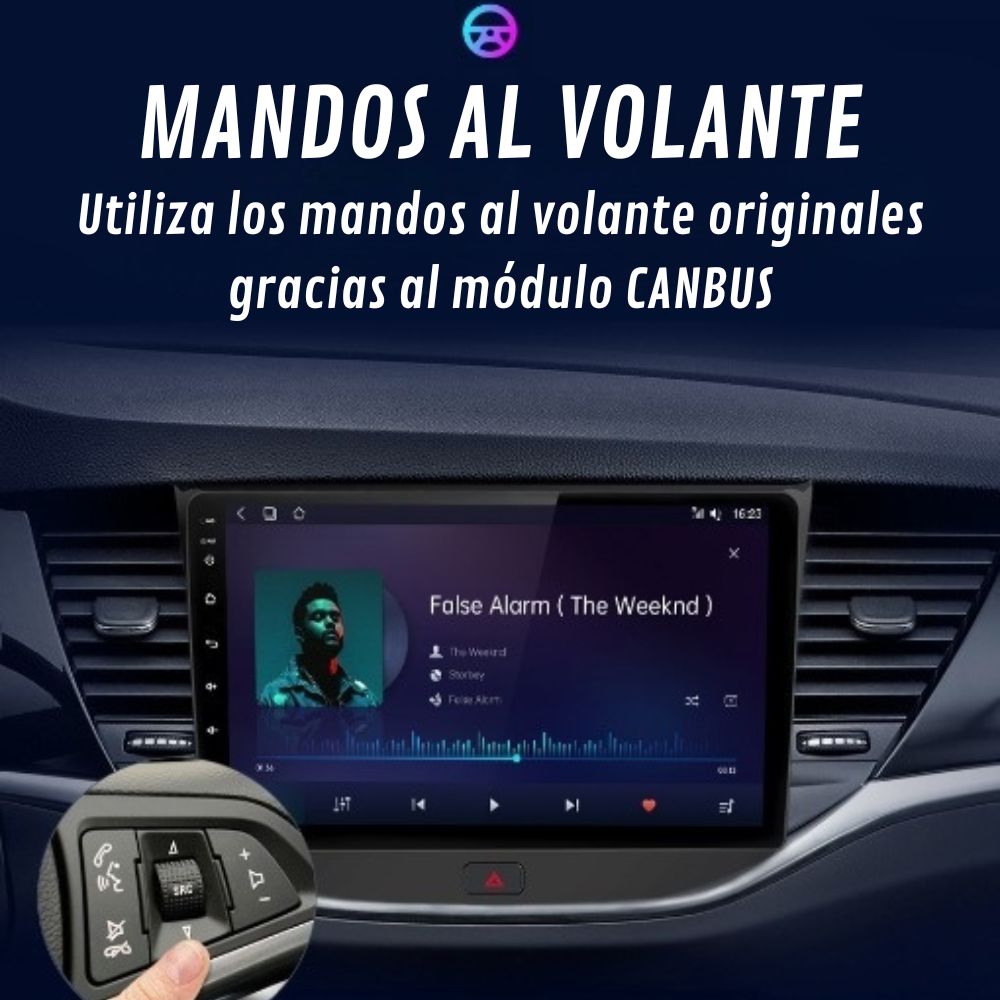 Pantalla Android Auto Carplay Opel Astra K 2015-2019