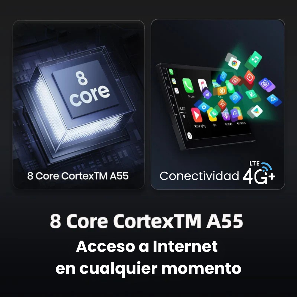 Pantalla Android Auto Carplay Fiat 500 Abarth 595 695 2016-2020