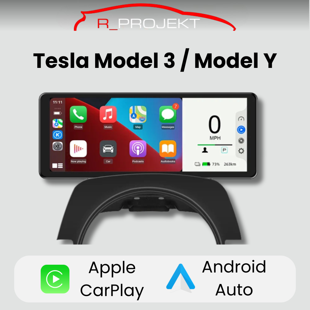 Digital Instrument Panel Screen HUD Tesla Model 3 Model Y