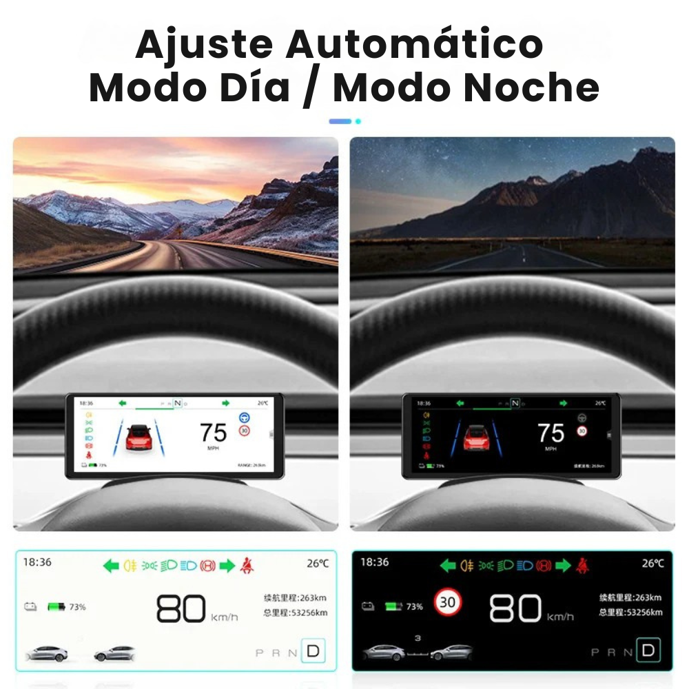 Digital Instrument Panel Screen HUD Tesla Model 3 Model Y