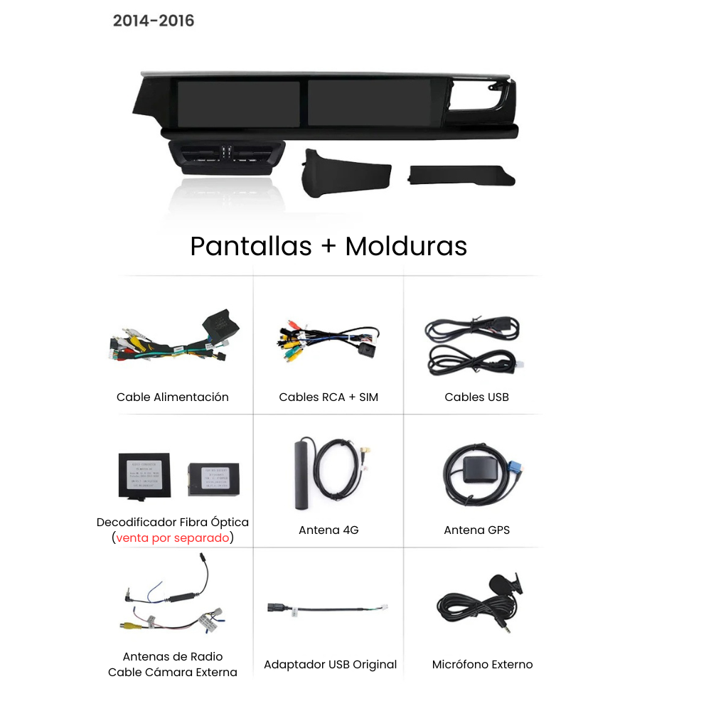 Dual Screen Porsche Macan 2014-2024