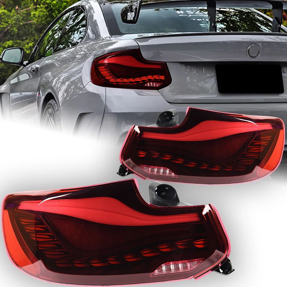 Pilotos LED dinámicos OLED BMW Serie 2 F22 F23 M2 F87 con animación de arranque RProjekt
