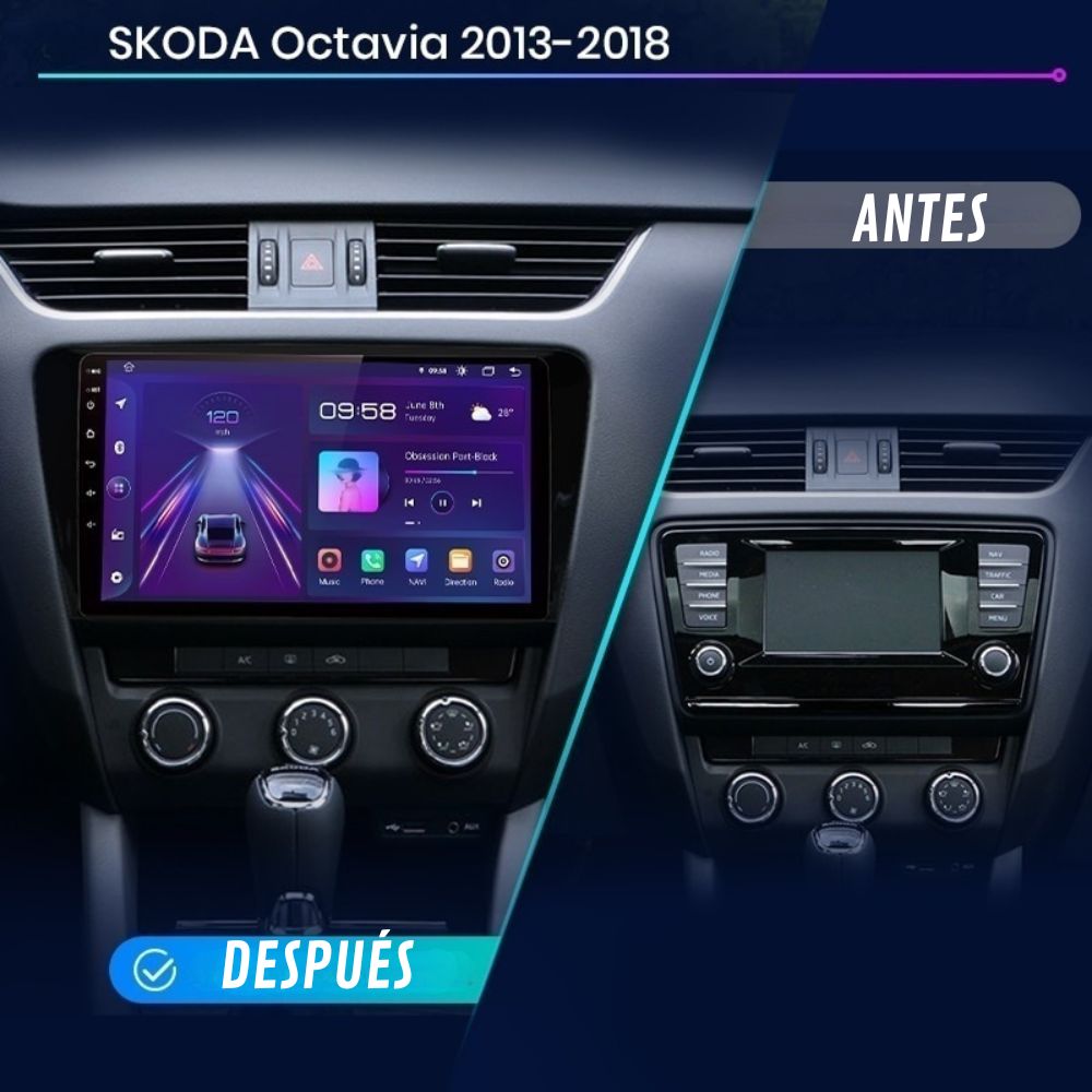 Android Autoradio Carplay Skoda Octavia 3 2013-2018