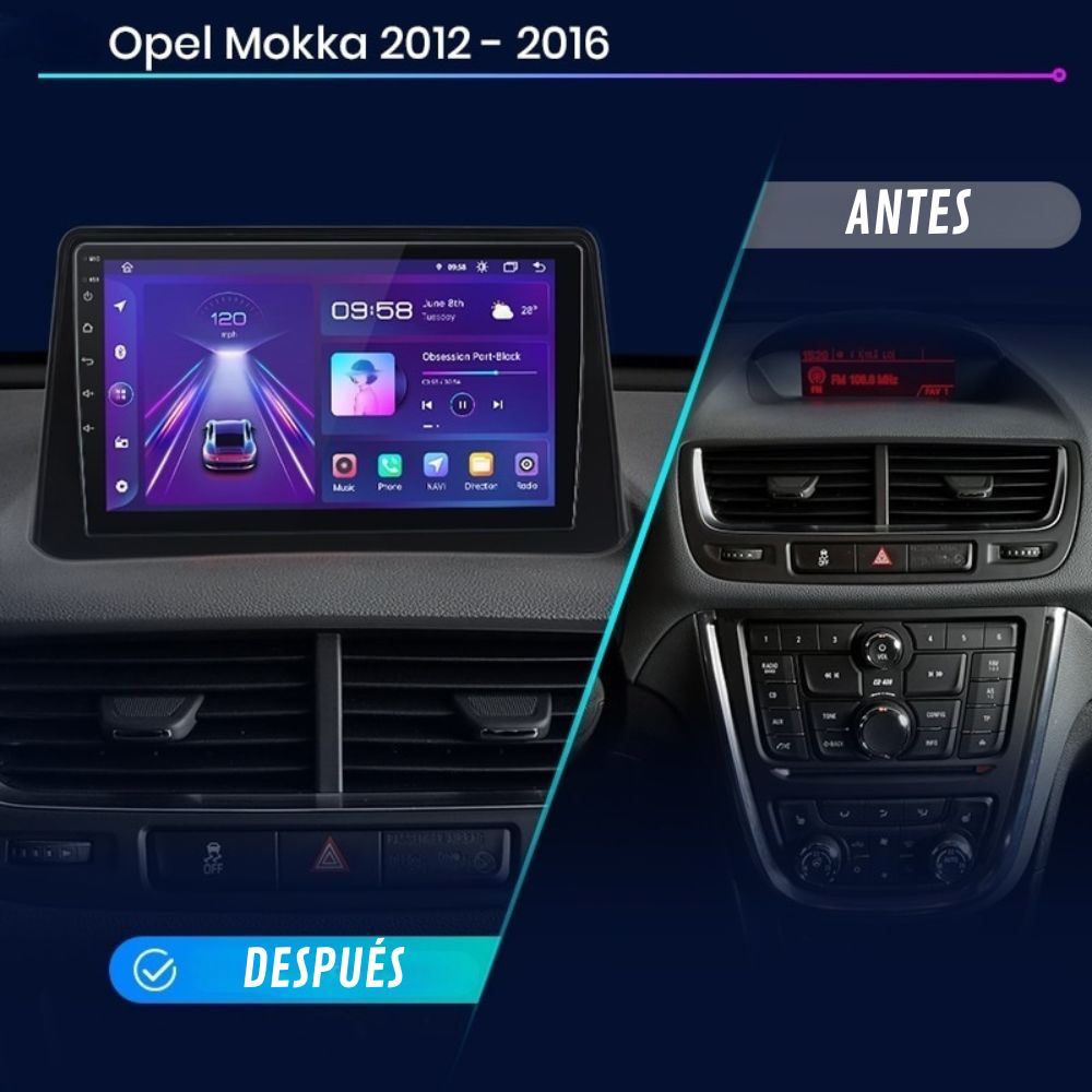 Android Auto Radio Carplay Opel Mokka 2012 - 2016