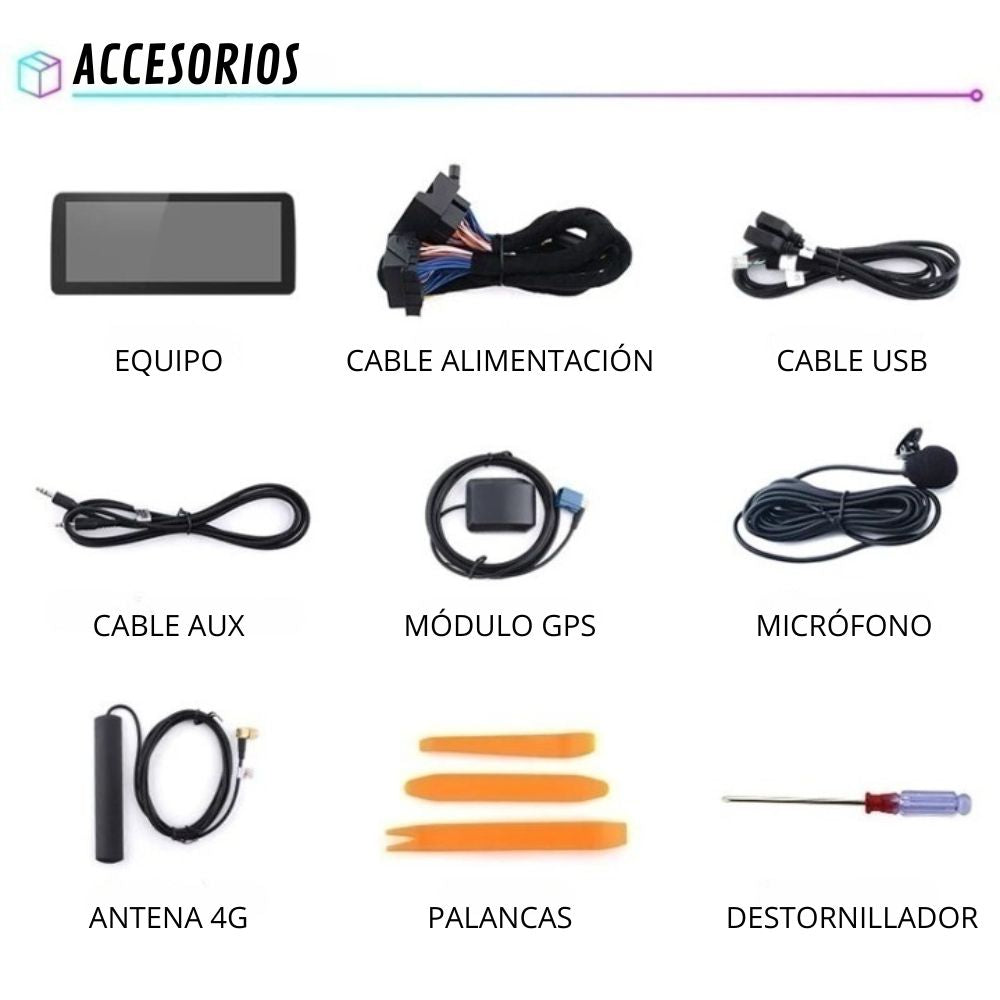 Android Autoradio Carplay Audi Q5 2009 - 2016 10 Zoll