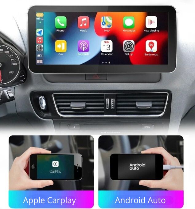 Android Autoradio Carplay Audi Q5 2009 - 2016 10 Zoll