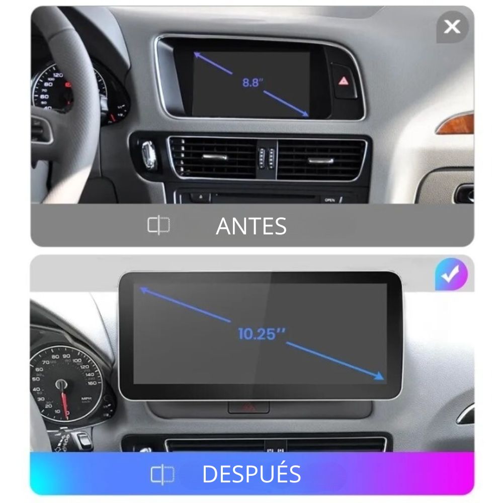 Android Autoradio Carplay Audi Q5 2009 - 2016 10 Zoll