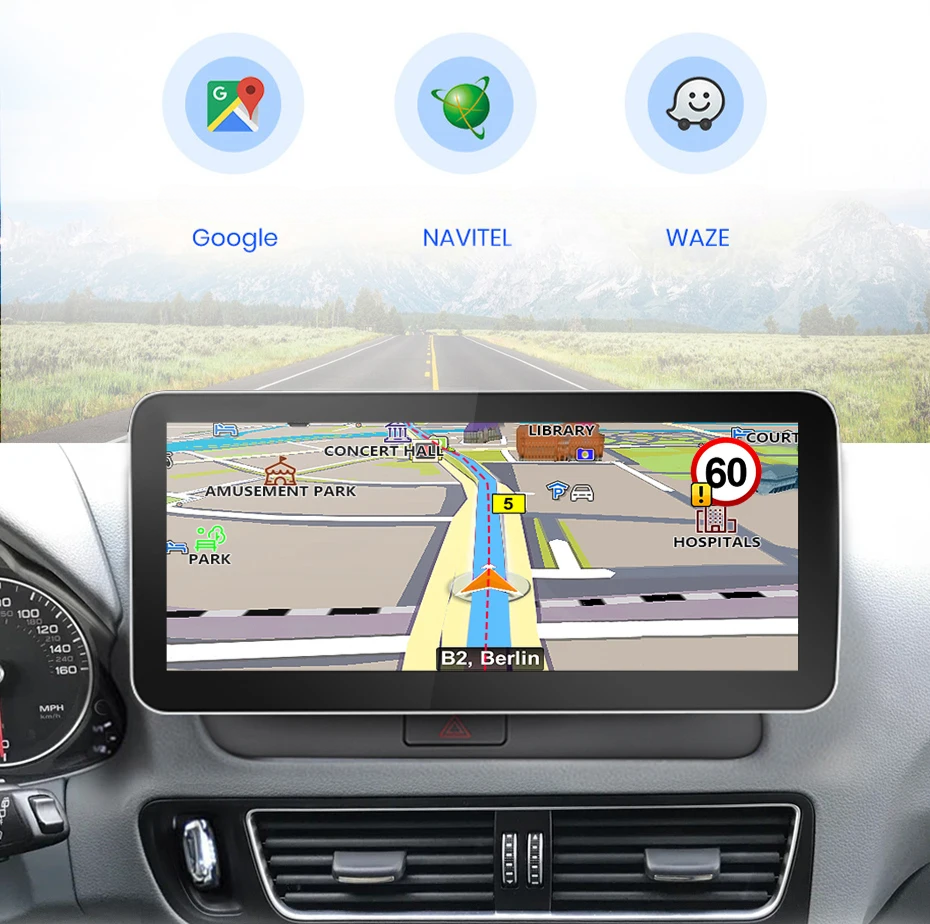 Android Autoradio Carplay Audi Q5 2009 - 2016 10 Zoll