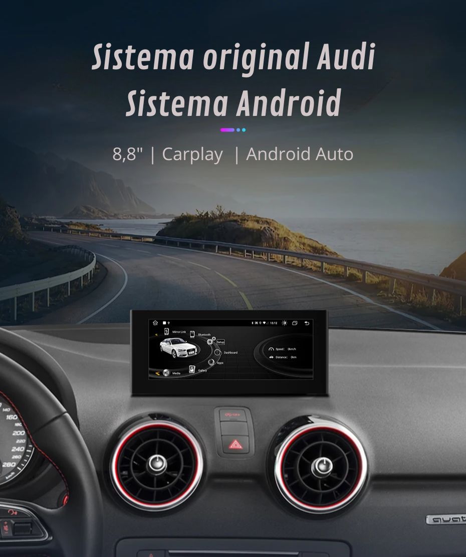 Android Autoradio Carplay Audi A1 2013 - 2018