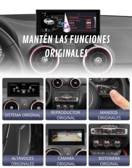 Android Autoradio Carplay Audi A1 2013 - 2018