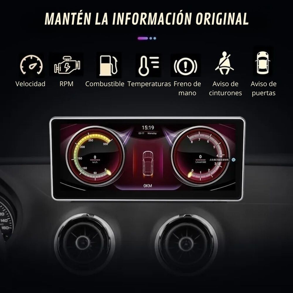 pantalla android auto audi a3 8v pantalla carplay audi a3 radio android auto audi a3 radio carplay audi a3 pantalla tactil audi a3 radio android audi a3 bluetooth 4g google maps waze spotify