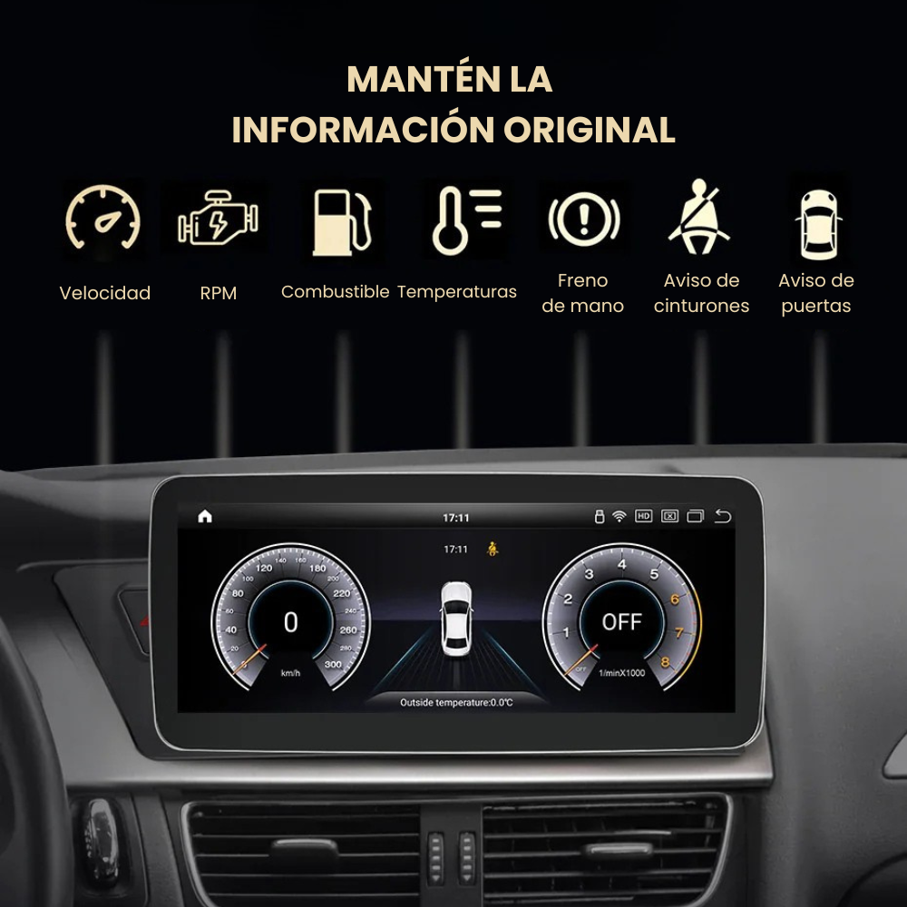 Android Auto Radio Carplay Audi A4 A5 2009-2016 10 Zoll