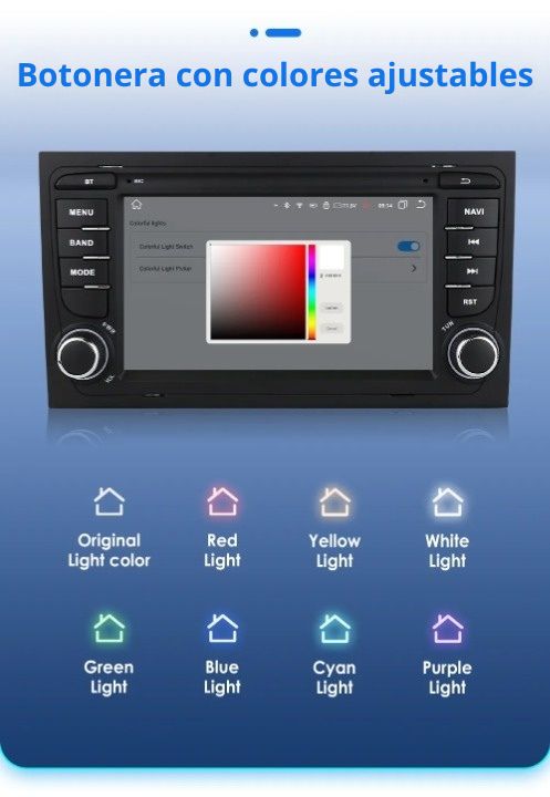 Radio Android Auto Carplay Audi A4 B6 B7 Seat Exeo