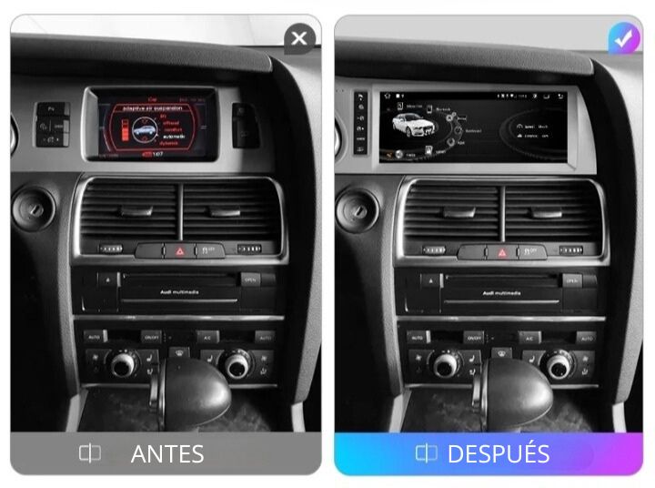 Android Autoradio Carplay Audi Q7 2006 - 2015