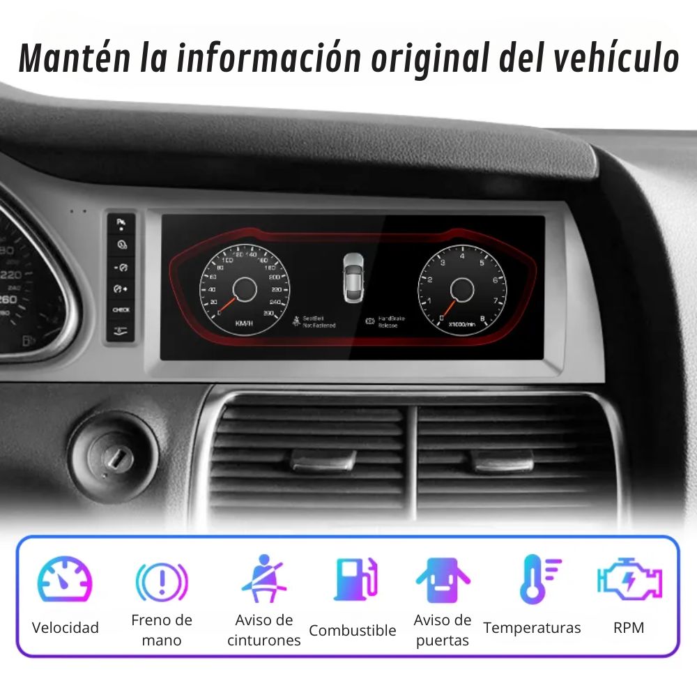 Android Autoradio Carplay Audi Q7 2006 - 2015