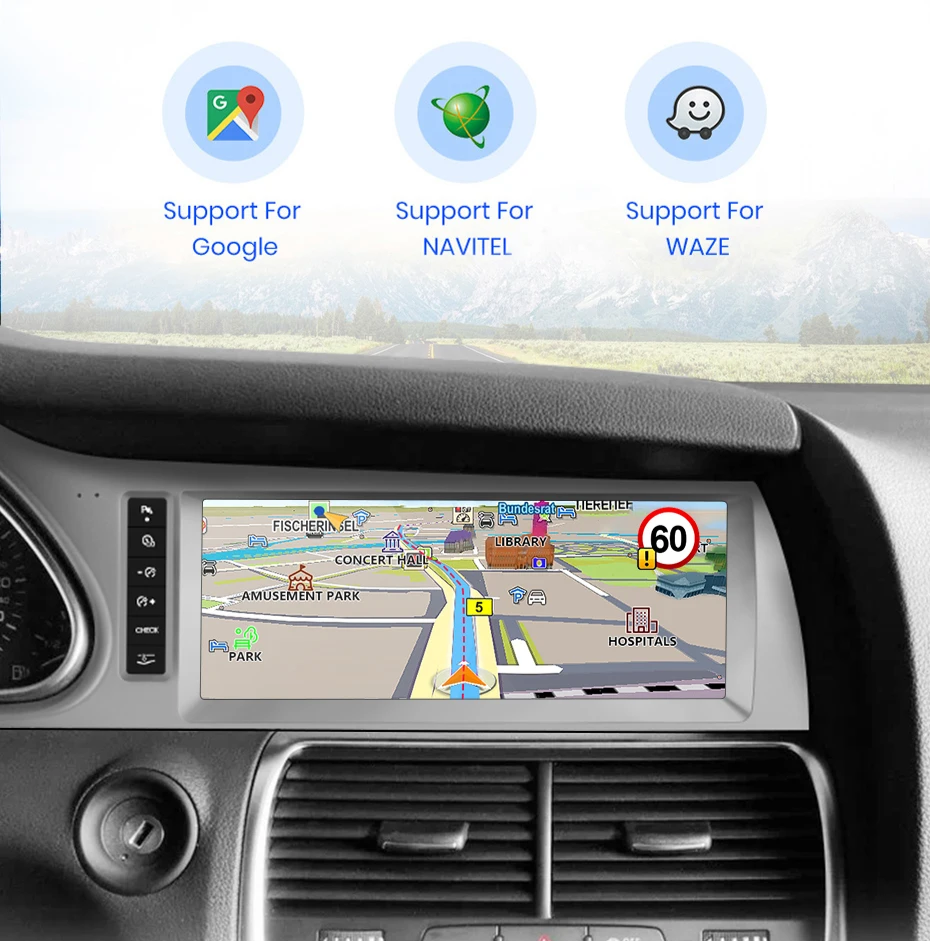 Android Autoradio Carplay Audi Q7 2006 - 2015