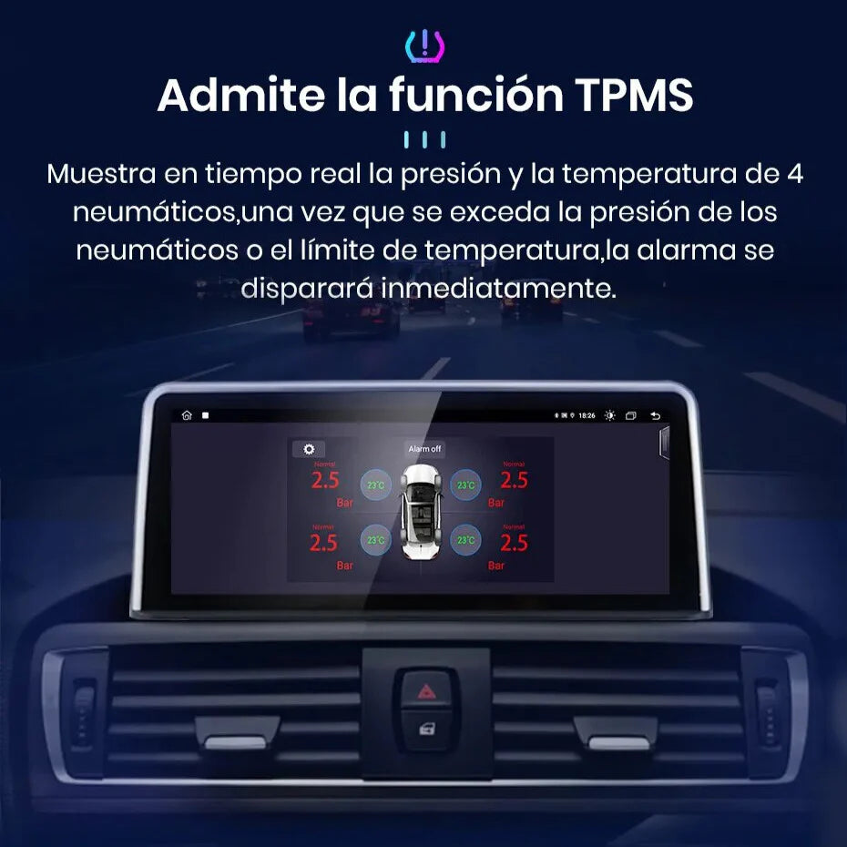 Pantalla Android Auto Carplay BMW Serie 1 F20 EVO 2017-2019