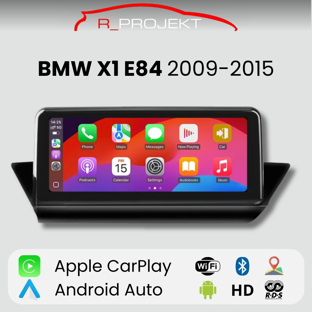 Pantalla Android Auto Carplay BMW X1 E84 2009 - 2015