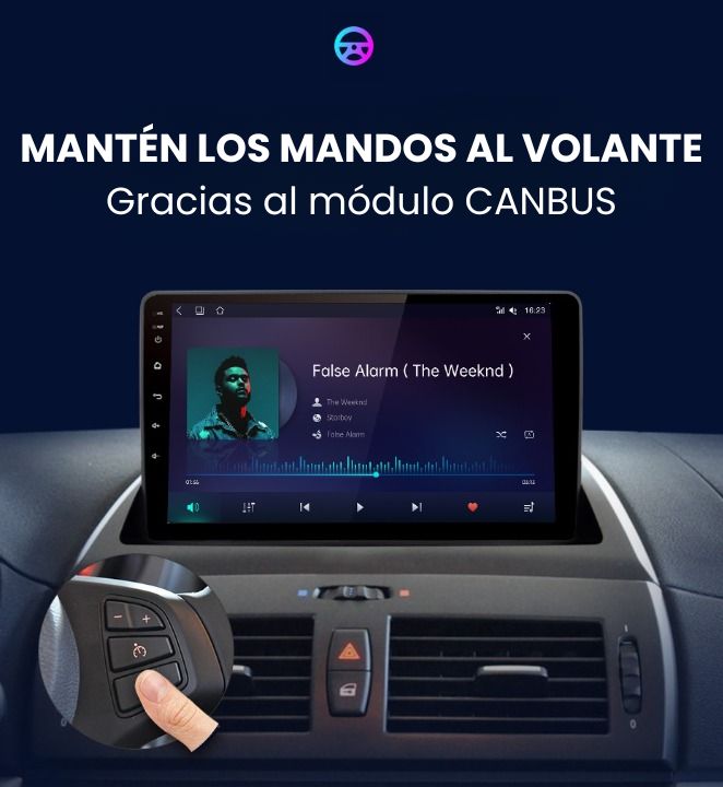 Pantalla Android Auto Carplay BMW X3 E83 2003 - 2011
