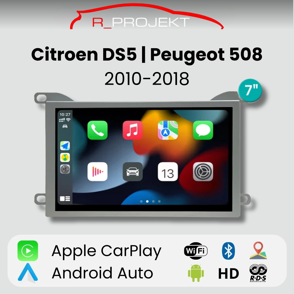 Android Auto Radio Carplay Citroen DS5 Peugeot 508 2010-2018
